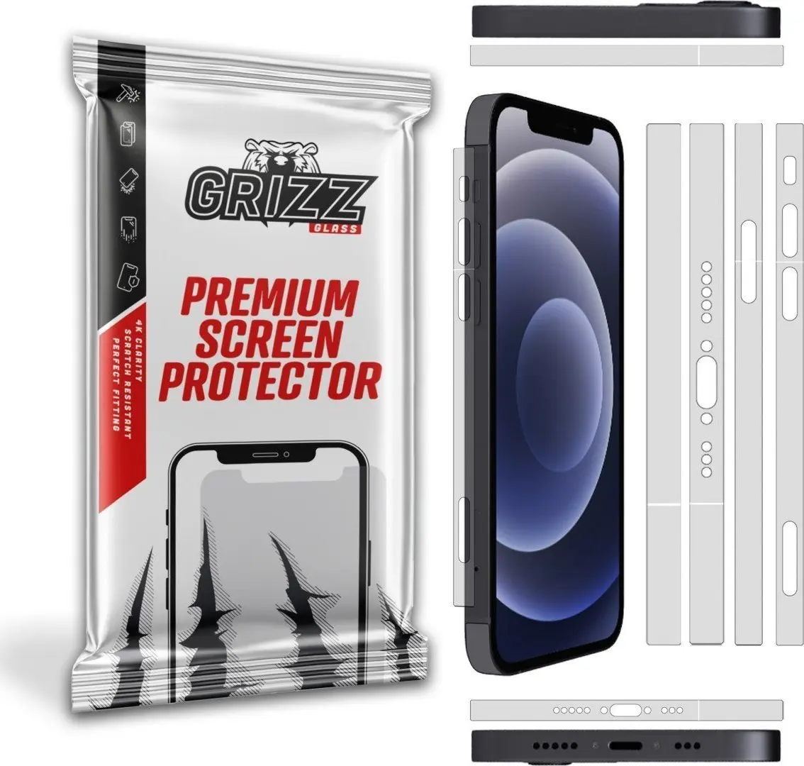 Aizsargplēve malām GrizzGlass UltraSide Apple iPhone