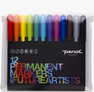 Marķieru komplekts Penol Future Artist ar 12 dažādām krāsām