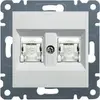 Hager WL2180 Double Computer Socket RJ45 Cat 6 FTP Photo 2