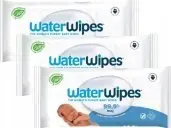 WATER WIPES Влажные детские салфетки 3OPAKOWANIA 180 шт Пластиковый пакет