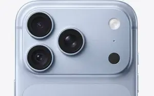 Apple iPhone 18 Pro Max smartphone with 6.9-inch display, A20 Pro processor, 256GB internal storage, triple 48MP camera, and Dual SIM support in Glacier color