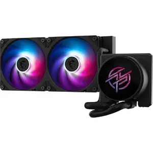 MSI MPG CORELIQUID P22 240 All-in-one Liquid CPU Cooler with 12 cm Fans, Rifle Bearing, 500-2000 RPM, Black