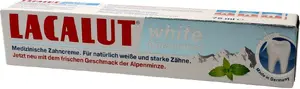 Lacalut Zobu pasta White Alpu piparmētra 75 ml balināšanai un svaigai elpai