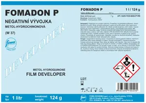 Foma Fomadon P (W37) Metola-hidrohinona divu komponenšu pulverveida plēves attīstītājs 1L