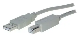 helos USB cable USB 2.0 Type-A to Type-B 5 m Grey Male to Male 0.48 Gbit/s