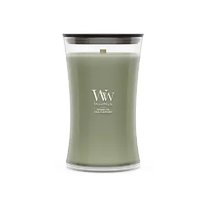 WoodWick Verdant Fig Aromātiskā svece Cilindrs Zaļa 610g