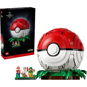 LEGO 72154 Poké Ball Construction Set featuring Trainer Moments