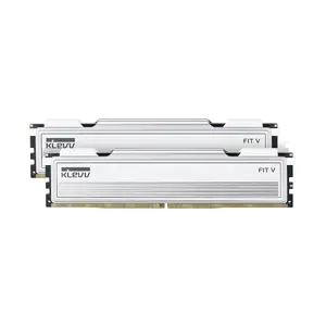 Klevv Fit V White 32GB (2x16GB) DDR5 6400MHz CL32 Desktop Memory Module Kit KD5AGU880-64A320F