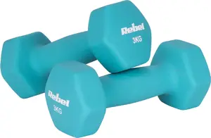 Rebel Active HEX Čuguna neoprēna hanteles 2x3kg