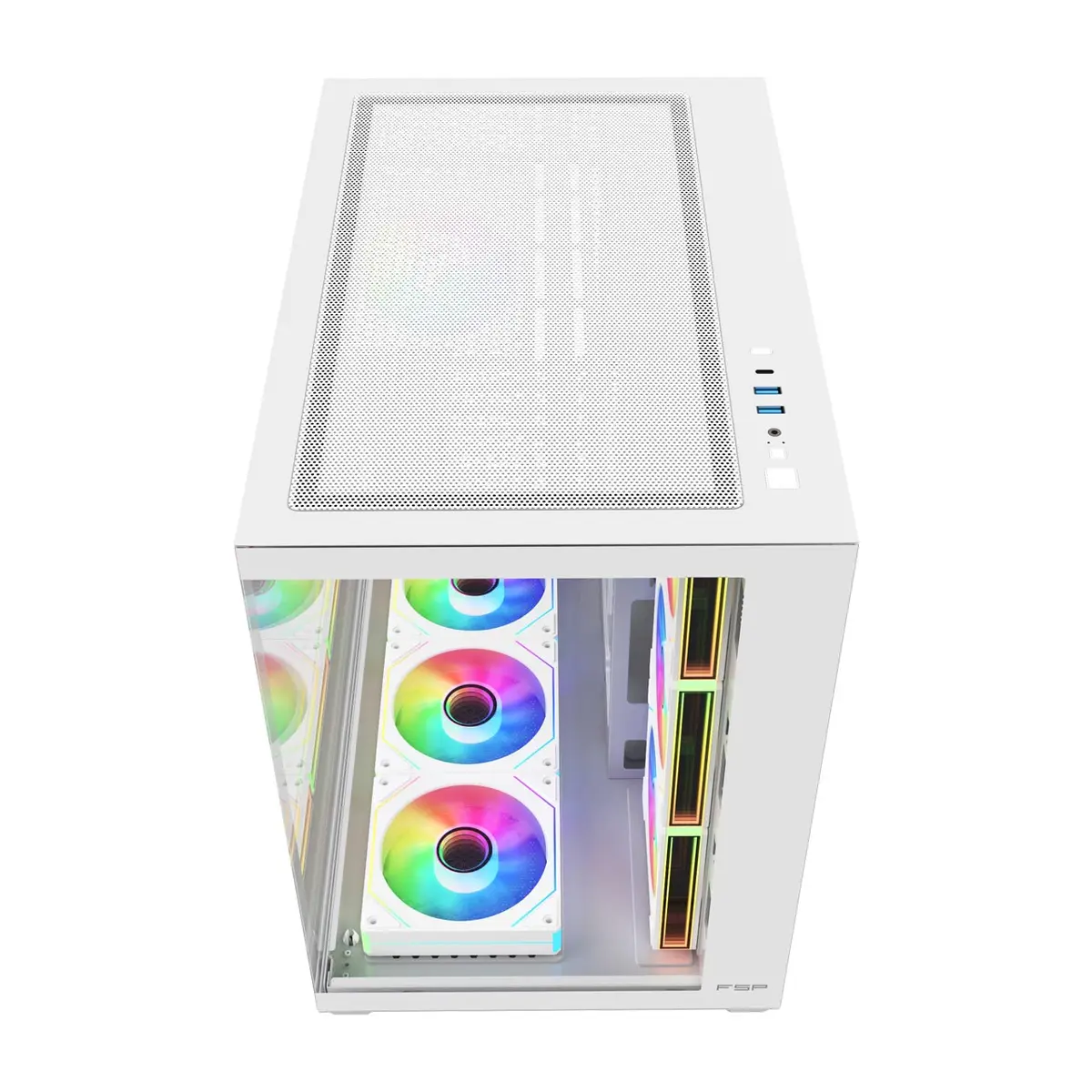 Fortron M341-WA Корпус Midi Tower для ПК Белый ARGB Photo 6