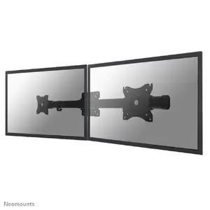 NewStar FPMA-CB100BLACK Dual crossbar monitor arm adapter for 10-27-inch screens, steel, black, 10 kg capacity