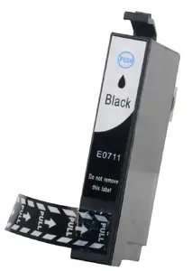 Ink cartridge Superbulk B-E711 (replacement Epson T0711; Supreme; 14 ml; black)