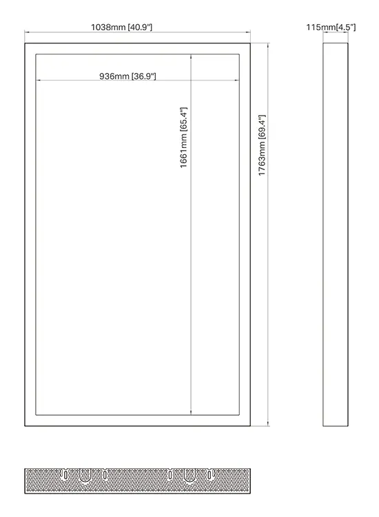 Multibrackets M Pro Series 75" High Brightness Enclosure Frame Photo 8