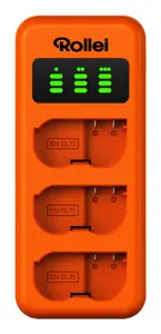 Rollei EN-EL15 Battery Charger USB for Digital Camera Lithium-Ion Batteries