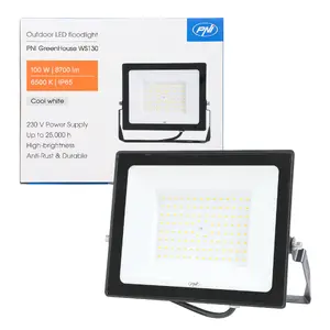 PNI LED Floodlight 100W 6400K 8700 lm IP44