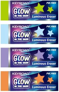 Keyroad Luminous fluorescent eraser mix colors KR973295