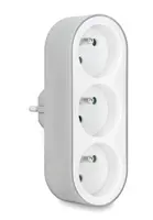 CONNECT IT Rozbočovací adaptér Tripple Split , 3 zásuvky (bíla)