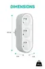 Connect It Tripple Split Power Adapter 3 Sockets Photo 5