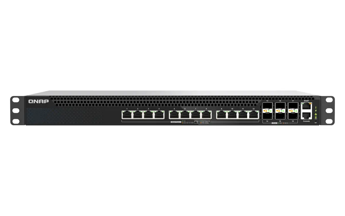 Tīkla komutators QNAP QSW-M5218P-6F12T Pārvaldāms L3