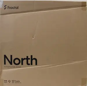 Fractal Design North ATX Computer Case Charcoal Black with Two Aspect 14 PWM Fans and USB Type-C Interface