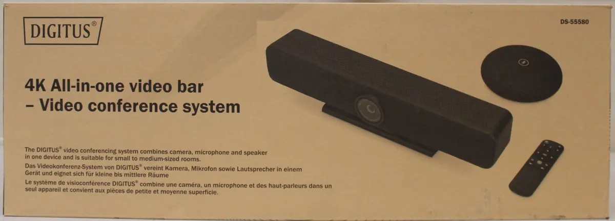 Digitus DS-55580 4K All-in-One Video Bar