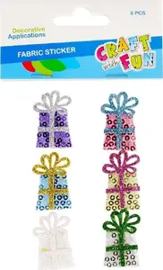 Craft with Fun Decorative Gift Present Ornament 6-Piece Set CF610