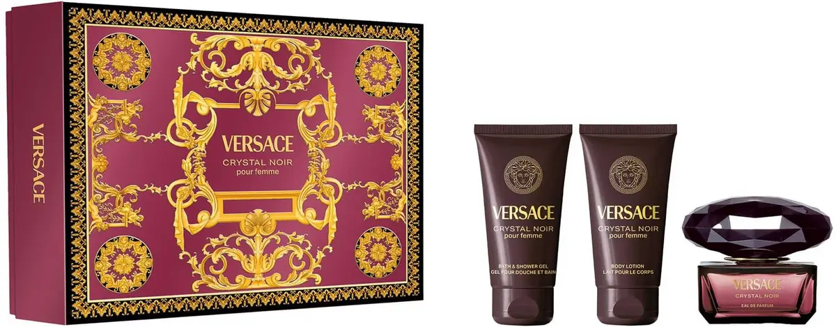 Versace Crystal Noir dāvanu komplekts: parfīmudūdens