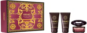 Versace Crystal Noir Eau de Parfum 50ml, Body Lotion 50ml, and Shower Gel 50ml gift set