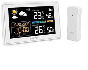 Meteo laika stacija BALDRTHERM B0359WST2H2PR ar ārējo sensoru