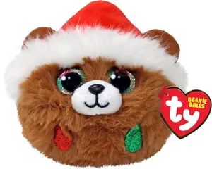 Figurka Teka Beanie Balls Pudding - świąteczny miś
