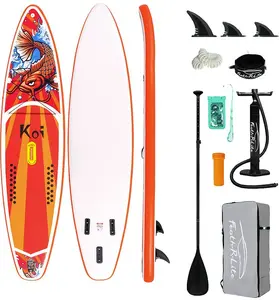 DUNLOP Сапборд Funwater Feath-R Lite Koi 3,5м SUPFR01E Надувная доска для сапсёрфинга