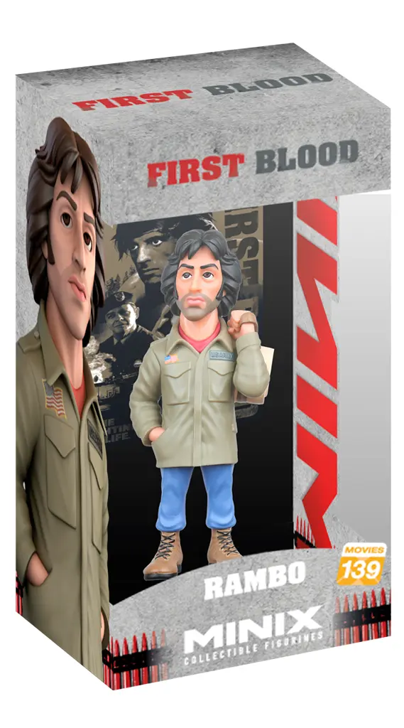 MINIX Коллекционная фигурка Rambo First Blood Джон Рэмбо Photo 9
