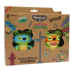 Фигурки Fuggler S2 Swap & Style 2 шт. Леонардо и Микеланджело от P.M.I Kids World