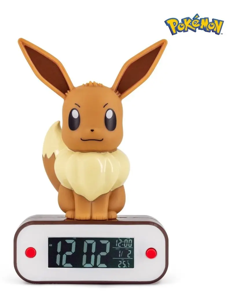 TEKNOFUN Pokémon Eevee Digitālais modinātājs ar