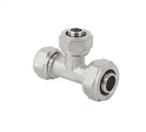 Hydroland PEX/PEX/PEX reducing compression tee fitting