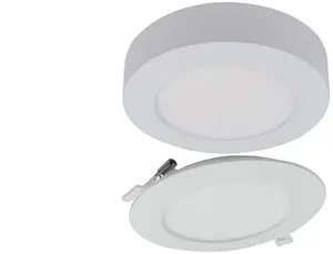 Eco Light EC61082 Apaļš balts CCT 2-in-1 iebūvēts gaismeklis ar rāmi 24W 2200lm IP20