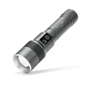MONTIS MT159-GR Rechargeable Tactical LED Flashlight 700 lm 15 W Zoom Grey