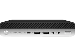 T1A Refurbished Mini PC HP EliteDesk 800 G5 Intel Core i5-9500 3 GHz 8 GB DDR4-SDRAM 256 GB SSD Windows 11 Pro Black and Silver