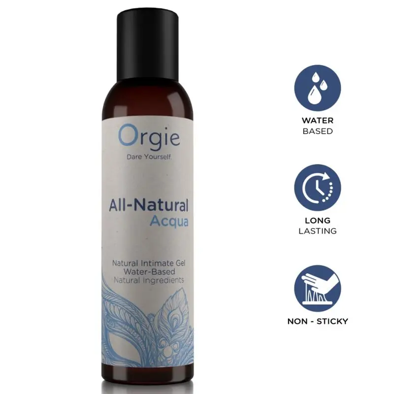 Intīmgelis Orgie All-Natural Acqua uz ūdens
