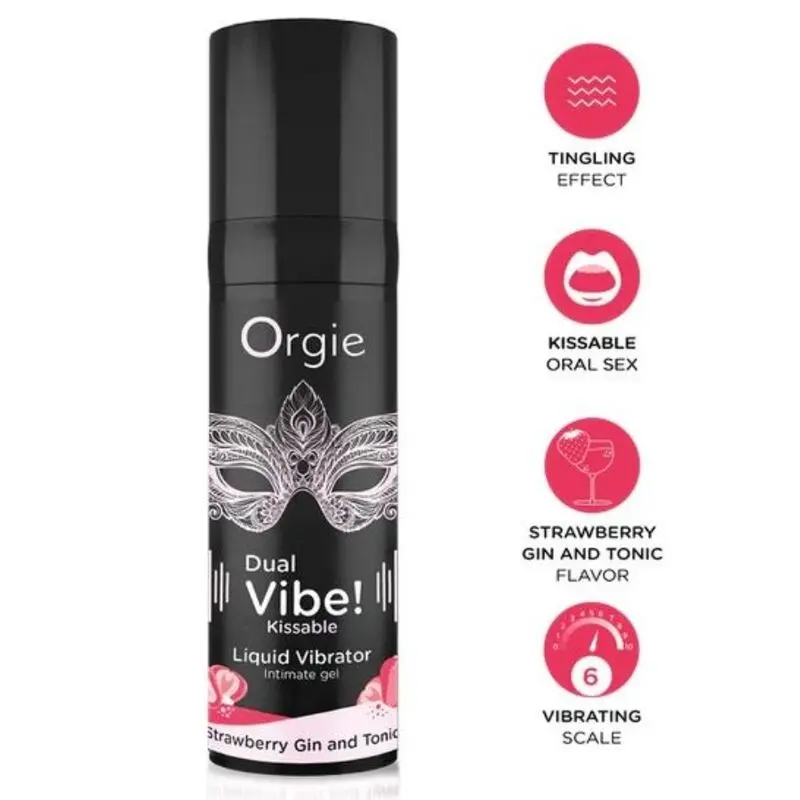 Orgie Dual Vibe Zemeņu džina tonika