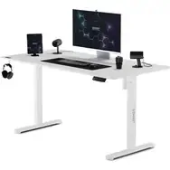 Biurko SENSE7 Nojo Białe 140 cm x 70 cm White