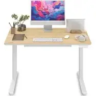 Biurko SENSE7 Newai Bambus 120 cm x 60 cm