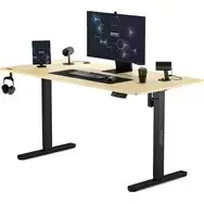 Biurko SENSE7 Nojo Sosna 140 cm x 70 cm Black Pine