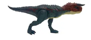 MATTEL Jurassic World CHARGE 'N CHOMP Carnotaurus Rotaļlietas figūriņa daudzkrāsaina plastmasas ar skaņu
