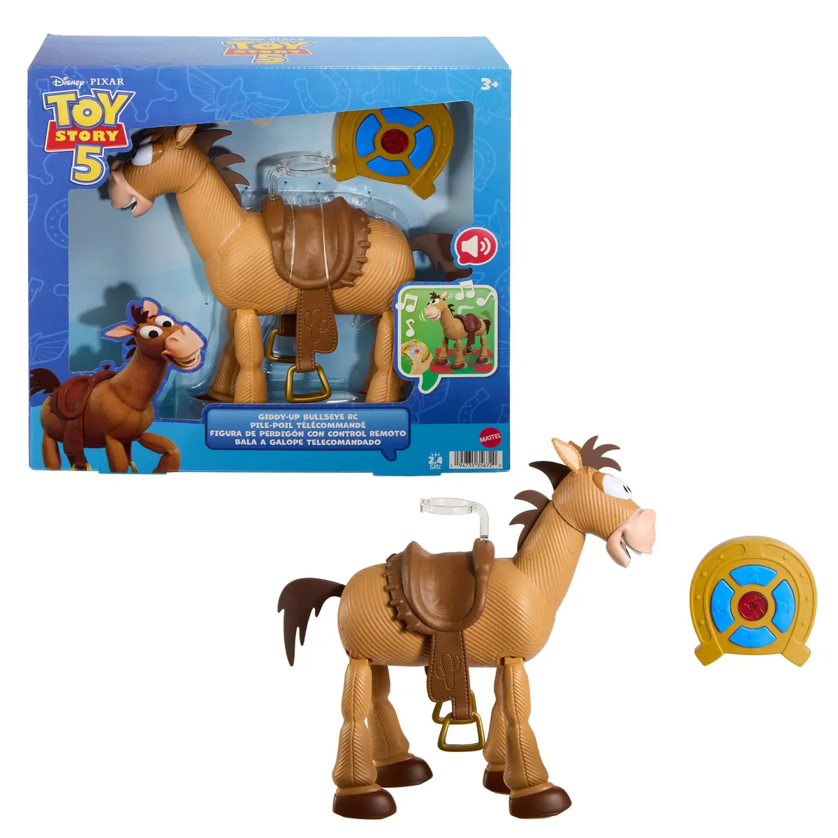 DISNEY Toy Story 5 Giddy-Up Bullseye RC Toy Photo 2