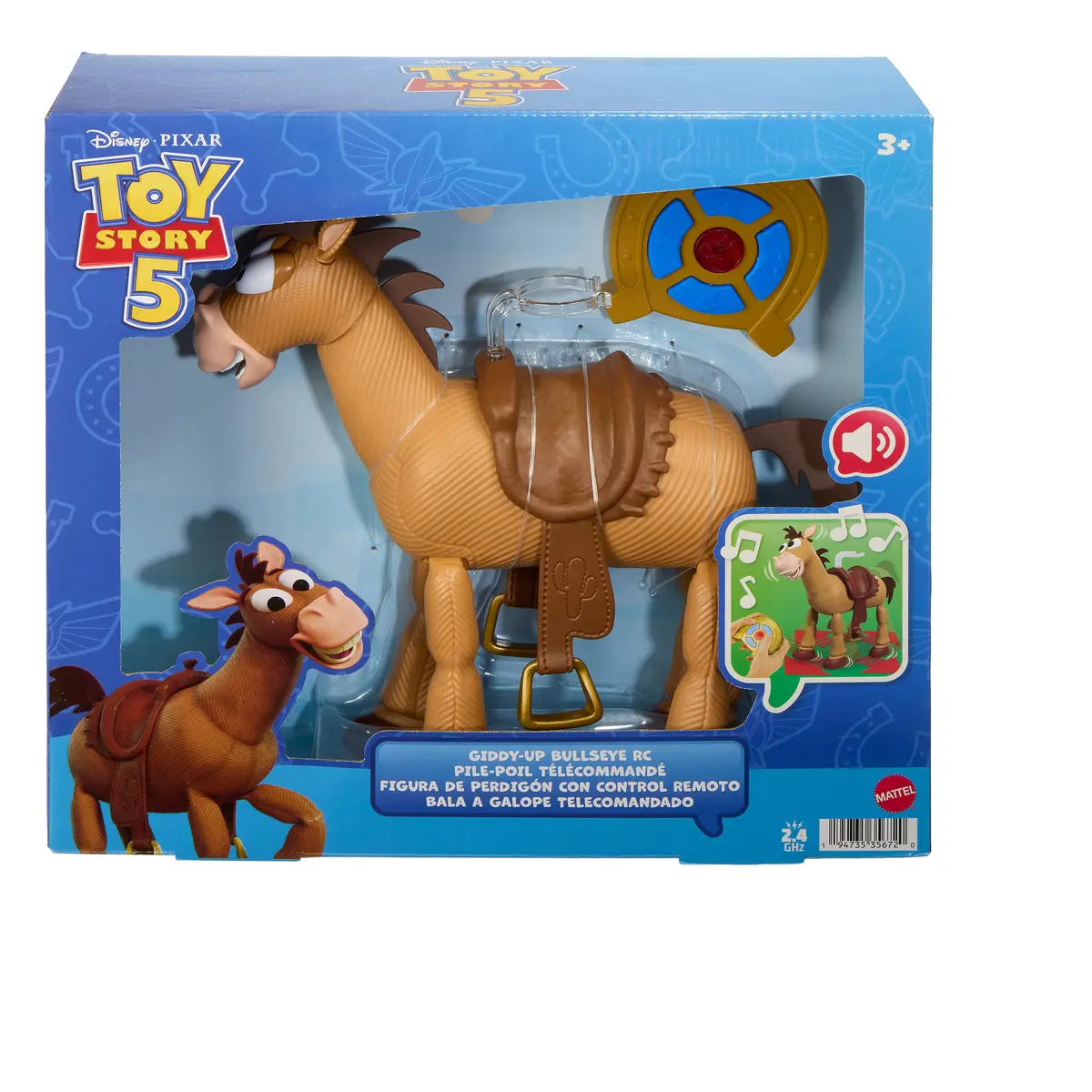 DISNEY Toy Story 5 Giddy-Up Bullseye RC Toy Photo 7