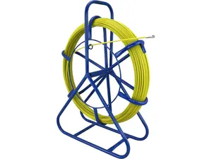 Q-LANTEC FRP Fiberglass Cable Pulling Rod 4.5 mm 75 m Without Wheels