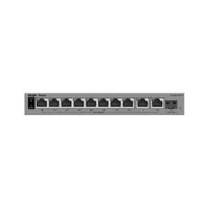 Коммутатор PoE Ruijie Reyee RG-ES211GS-P с 8 портами, 2 портами uplink и 1 слотом SFP