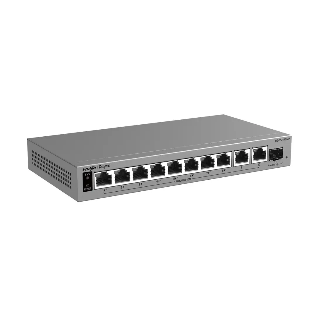 Коммутатор PoE Ruijie Reyee RG-ES211GS-P Photo 3