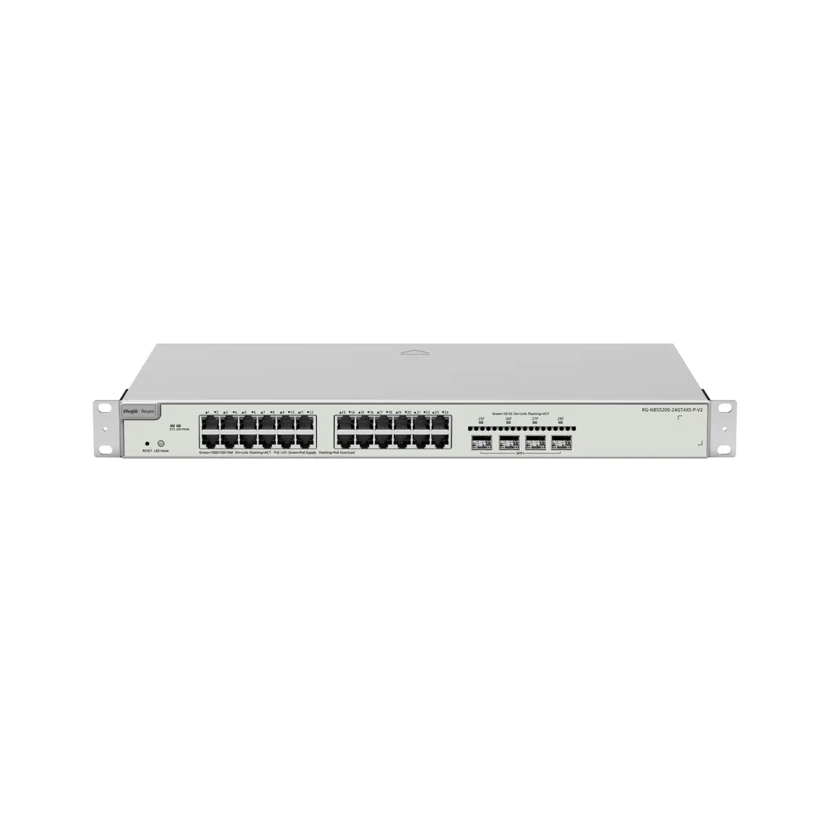 Ruijie Networks RG-NBS5200-24GT4XS-P-V2 Pārvaldāms L3 Gigabit
